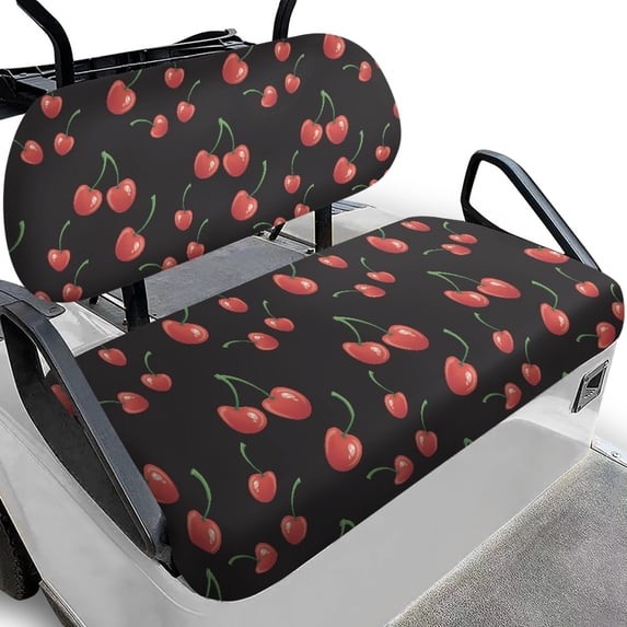 Pzuqiu Golf Cart Seat Covers Kit Easy Install, Compatible with Outdoor Sports Golf Carts, Golf Cart Seat Cushion Covers Kit Fit for Ezgo Ezgo Club Car Cart