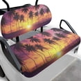 thumbnail image 1 of Pzuqiu Golf Cart Seat Covers Washable, for Outdoor, Golf Cart Seat Covers and Backrest Cover, Compatible with Club Car Precedent Ezgo, Palm Sunset, 1 of 9