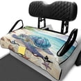 thumbnail image 1 of Pzuqiu Golf Cart Seat Non-slip, Compatible with Sports Summer, Golf Cart Seat Covers Fit for Club Car EZGO TXT RXV, Turtle and Starfish Pattern, 1 of 9