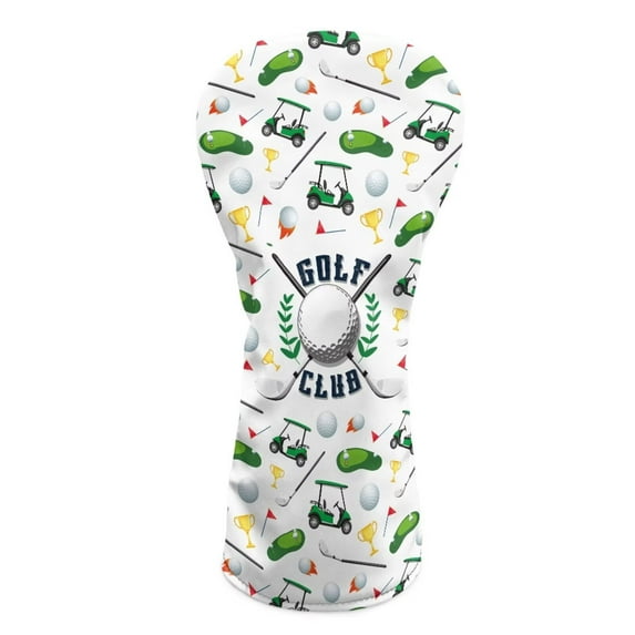 Pzuqiu Golf Club Head Covers for Woods and Drivers Universal Golf Headcovers Protect Against Scratches and Damage Fit Most Clubs