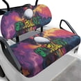 thumbnail image 1 of Pzuqiu Golf & Grit Tie Dye 2 Piece Golf Cart Seat Covers - Breathable Washable Protector for 2 Passenger Carts - Golf Lovers Gift, 1 of 10