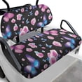 thumbnail image 1 of Pzuqiu Golf Seat Covers Comfortable Polyester, Compatible with Golf Cart Outdoor, for Golf Carts Club Car Precedent, Butterflies Rose, 1 of 9