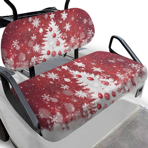 Pzuqiu Golf Seat Covers for Cart Easy to Install, Compatible with Golf Cart 2-Seats Cart, Golf Cart Seat Covers Fit for Club Car Precedent Golf Carts
