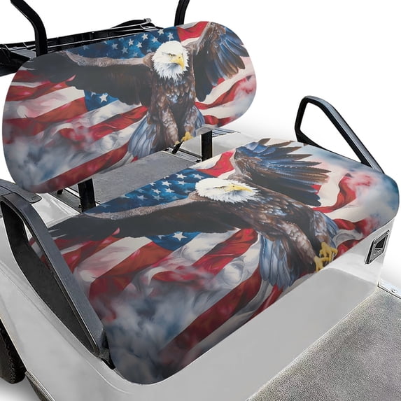 Pzuqiu Golf Seat Covers for Cart Machine Washable, for Golf Cart Outdoor, Golf Cart Seat Covers, Compatible with Golf Carts Club Car Precedent