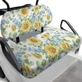 thumbnail image 1 of Pzuqiu Golfcart Cushion Cover, Compatible with Golf Cart, Golf Cart Seat Covers Suitable for Ezgo Breathable, Sunflower Pattern, 1 of 10
