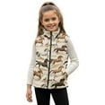 thumbnail image 1 of Pzuqiu Horse Print Boys Sleeveless Vests Size 4 Toddler Boy Clothes Warm Soft Winter Lightweight Sleeveless Fleece Jacket with Pocket Full Zip Fall Outfits Fashion Clothing, 1 of 7