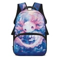 thumbnail image 1 of Pzuqiu Ice Cream Capybara Kids Backpack for Ages 6-18 17 Inch School Bag with Adjustable Straps Large Capacity Back to School Elementary High School Travel Use, 1 of 7