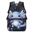 thumbnail image 1 of Pzuqiu Kids Backpack for Ages 6-18 17 Inch Cute Galaxy Axolotl Print Backpack Adjustable Padded Straps Large Capacity School Bag for Elementary Back to School Essential, 1 of 7