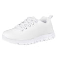 thumbnail image 1 of Pzuqiu Kids Running Shoes Simple Pure White Breathable Air Mesh Shoes Lightweight Sports Child Shoes for Girls/Boys Size 11, 1 of 7