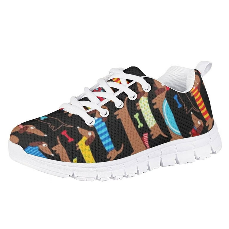 Cartoon Dachshund Sneakers Cartoon Dachshund Sneakers