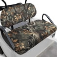 thumbnail image 1 of Pzuqiu Leaves Golf Cart Seat Cover Set Comfortable, Fit for Outdoor Golf Cart Seats Suitable for 2 Person Seats Golf Carts Yamaha, 1 of 10