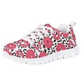 thumbnail image 1 of Pzuqiu Leopard Print Shoes Girls Size 11.5 Lipprint Kids Tennis Running Shoes Lightweight Training Sneakers Walking Gym Shoes, 1 of 5