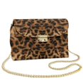 thumbnail image 1 of Pzuqiu Leopard Print Women Leather Crossbody Bag Compact Practical Quilted Leather Crossbody Purse for Women Casual Shoulder Bag with Chain Strap for Daily Use, 1 of 7