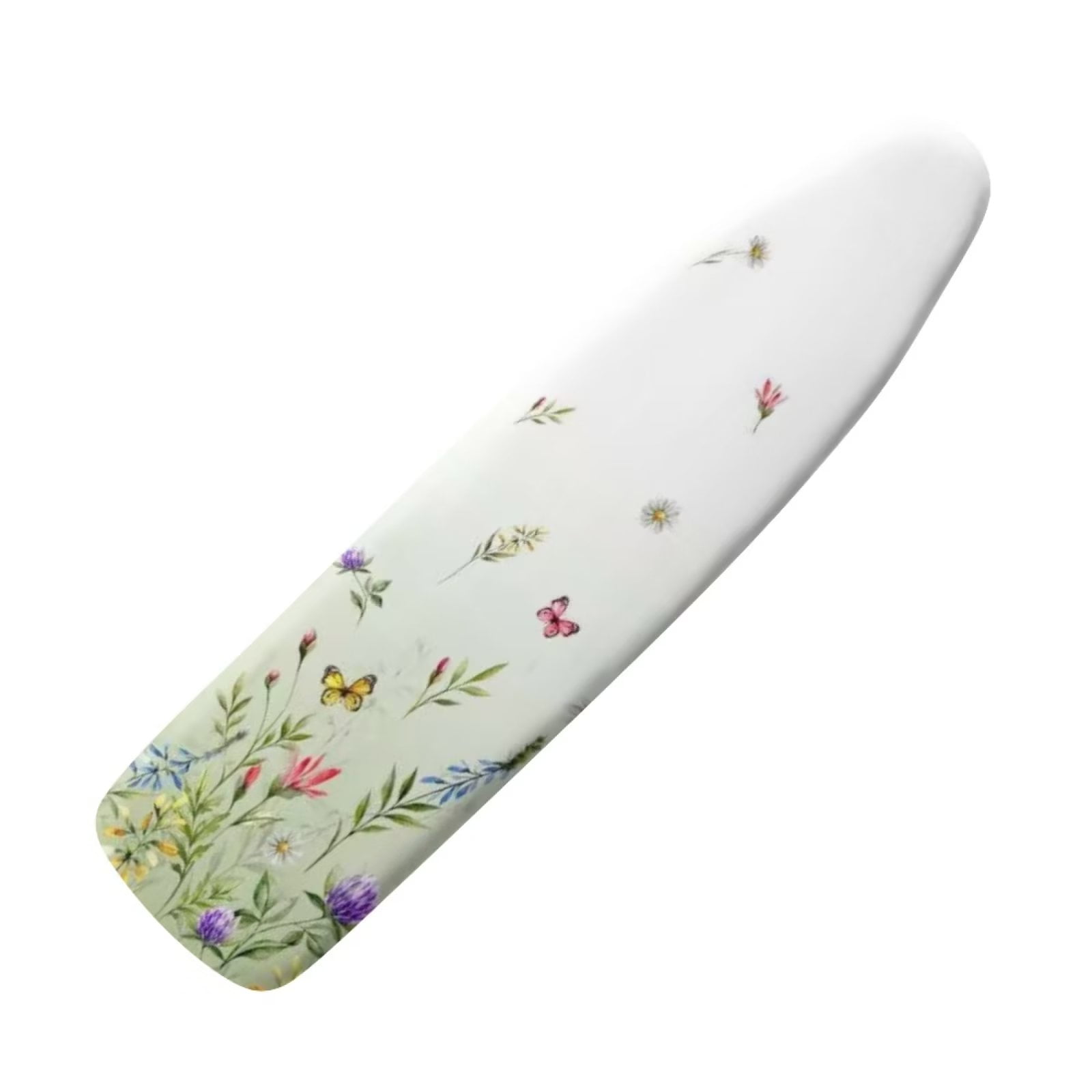 Pzuqiu Lightweight Ironing Board Cover Fabric Butterfly Floral Hook and