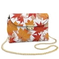 thumbnail image 1 of Pzuqiu Maple Leaf Crossbody Bags Leather Women with Chain Strap Exquisite Quilted Leather Crossbody Bags for Women Compact Craftsmanship for Daily Use and Travel, 1 of 7