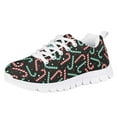thumbnail image 1 of Pzuqiu Merry Christmas Candy Cane Kids Hiking Shoes for Little Kid/Big Kid, Child CasualFashion Mesh Sport Sneakers Breathable Lightweight Shoe,Size 12, 1 of 5