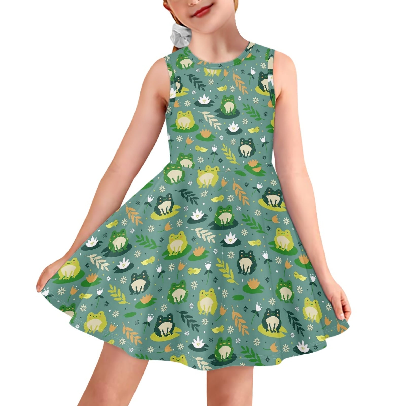 Chandrika Girls Casual Midi Dress for Kids Mustard : Amazon.in: Fashion
