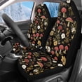 thumbnail image 1 of Pzuqiu Mushroom Car Seat Cover Warm Car Seats Covers Front Seats Only Anti-Slip Elastic Fabrics Auto Seat Protector Soft Comfortable Interior Full Coverage Fit for Most Cars SUV, 1 of 7
