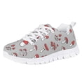 thumbnail image 1 of Pzuqiu Mushroom Grey Tennis Shoes Boys Size 11 Kids Lightweight Breathable Running Sneakers Lace Up Outdoor Walking Sport Shoes, 1 of 5