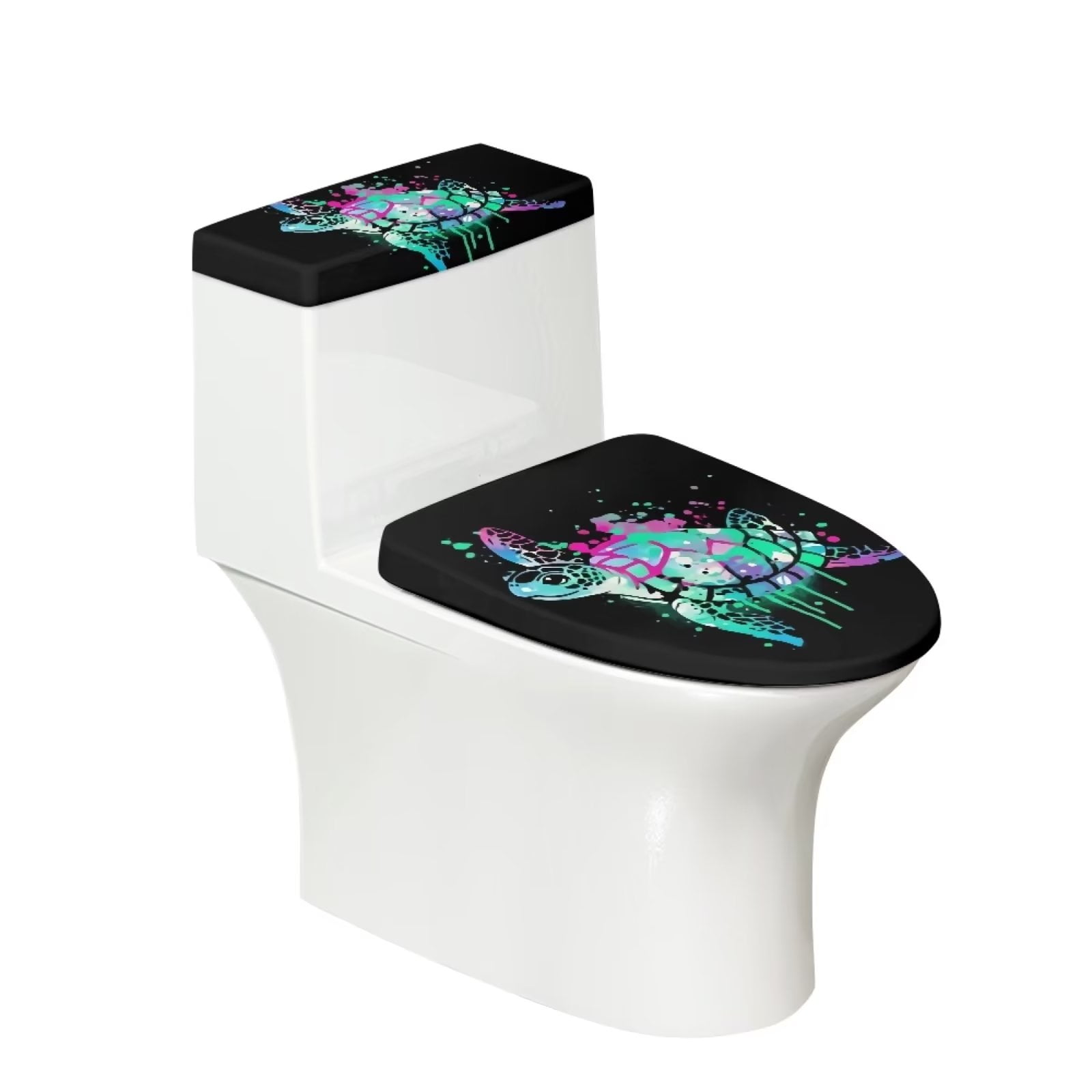 Pzuqiu Novelty Toilet Seat Covers for Bathroom Sets Keep Bathroom Home