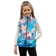 thumbnail image 1 of Pzuqiu Otter Full Zip Vest Sleeveless Vest Zip Up for Girl Size 7-8 Personalized Fall Outerwear Versatile Casual Fall Outfits Fashion Clothing Warm for Teens Girls Boys Kids, 1 of 7