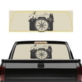 thumbnail image 1 of Pzuqiu Outdoor Camera Compass Pickup Truck Rear Window Decal 66.9 x 22.4 Inch, FadeResistant Perforated Vinyl Car Window Stickers for Most Pickups, 1 of 8