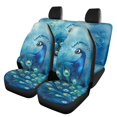 thumbnail image 1 of Pzuqiu Peacock Car Seat Covers Interior Auto Decor Front and Rear Seat Cover Set, Automotive Interior Protection Easy to Install Compatible with Cars Truck Sedans, 1 of 10