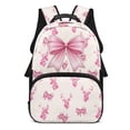 thumbnail image 1 of Pzuqiu Pink Camo Deer Bow Kids Backpack for Ages 6-18 17 Inch Cute Cartoon School Bookbag Durable Large Capacity Elementary School Backpack for Back to School Travel Ideal Student Gift, 1 of 7