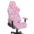 thumbnail image 1 of Pzuqiu Pink Leopard Print 4 Pack Computer Game Chair Cover Elastic Rotating Backrest and Seat Protectors Comfortable Office Decorations for Home, Shop, Office, 1 of 7