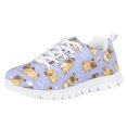 thumbnail image 1 of Pzuqiu Pug Puppy Tennis Shoes for Girls Size 11.5 Lightweigt Running Athletic Shoes Comfortable Walking Shoes Lace Up Breathable Sneakers, 1 of 7