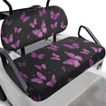 thumbnail image 1 of Pzuqiu Purple Butterfly Design Golf Cart Seat Covers Breathable, Lightweight Golfcart Accessories Fit for EZGO Club Car, 1 of 10