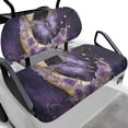 thumbnail image 1 of Pzuqiu Purple Butterfly Rose Design Golf Cart Seat Covers All Weather, Soft, Suitable for Outdoor, Fit for Club Car, 1 of 10