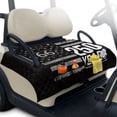 thumbnail image 1 of Pzuqiu Quilted 2-Person Golf Cart Seat Cover - Non Slip Protector With 4 Pockets - Universal Fit For EZGO Yamaha Club Car, 1 of 9