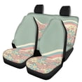 thumbnail image 1 of Pzuqiu Retro Daisies Car Seat Covers Full Set, Suitable for Car Seats Automotive Seats SUV Seats, Front and Rear Seat Cover Set for Trucks Cars, 1 of 10