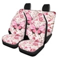 thumbnail image 1 of Pzuqiu Roses Car Seat Covers 3 Pieces, Front and Rear Seat Cover Set Polyester Full Set Anti-Slip for Truck Trucks Cars, 1 of 10