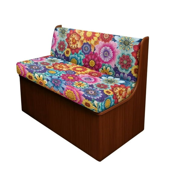 Pzuqiu Rv Sofa Seat Covers for Camper Car Bench Couch Cushion Slipcovers Machine Washable Easy to intall Boho Flower Sofa Slipcovers Accessories