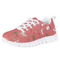thumbnail image 1 of Pzuqiu Santa Claus Little Girls Tennis Running Shoes Size 11 Christmas Kids Walking Sport Shoes Lightweight Athletic Sneakers Lace Up, 1 of 5