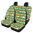 thumbnail image 1 of Pzuqiu Shamrocks Seat Covers for Cars Easy to Install, Suitable for Truck Interior Front Seats Car Seats, Front and Rear Seat Cover Set for Trucks Sedans, 1 of 10