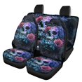 thumbnail image 1 of Pzuqiu Skull Car Seat Covers Full Set Automotive Interior Protection Front and Rear Seat Cover Set Softy Easy to Install Full Set Seat Covers for Cars, 1 of 10