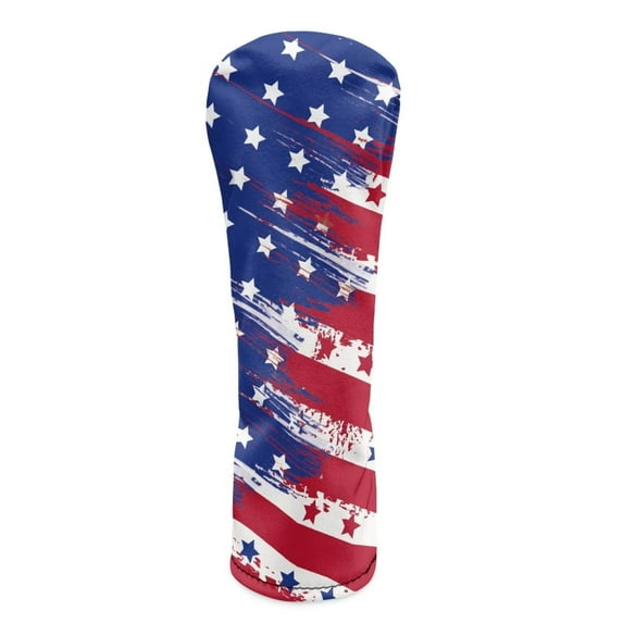 Pzuqiu Star Flag Golf Club Covers Waterproof Portable Golf Driver Head Covers Easy to Use Protect Against Scratches and Damage Golf Accessories for Men Women