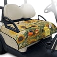 thumbnail image 1 of Pzuqiu Sunflowers Golf Cart Seat Covers Portable Quilted Golf Cart Seat Covers, 4 Front Pockets Foldable Design Golf Cart Front Seat Covers, 1 of 9