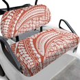 thumbnail image 1 of Pzuqiu Terracotta 2-Piece Golf Cart Seat Covers Set | Breathable Washable Universal Fit for Most 2-Seater Golf Carts, 1 of 10
