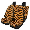 thumbnail image 1 of Pzuqiu Tiger Stripes Car Seat Cover Full Set Breathable Universal Non-Slip Vehicle Cushion Protectors Interior Accessories Easy to Install Elegance Fit for Most Cars and Trucks, 1 of 7