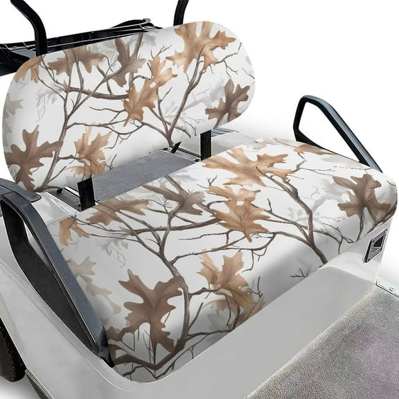 Pzuqiu Tree Branch Golf Cart Seat Cover Lightweight Golf Cart Seat Blanket Easy Installation Keeps Seat Cool and Comfortable for Club Car DS Precedent