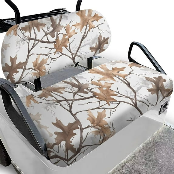 Pzuqiu Tree Branch Golf Cart Seat Cover Lightweight Golf Cart Seat Blanket Easy Installation Keeps Seat Cool and Comfortable for Club Car DS Precedent