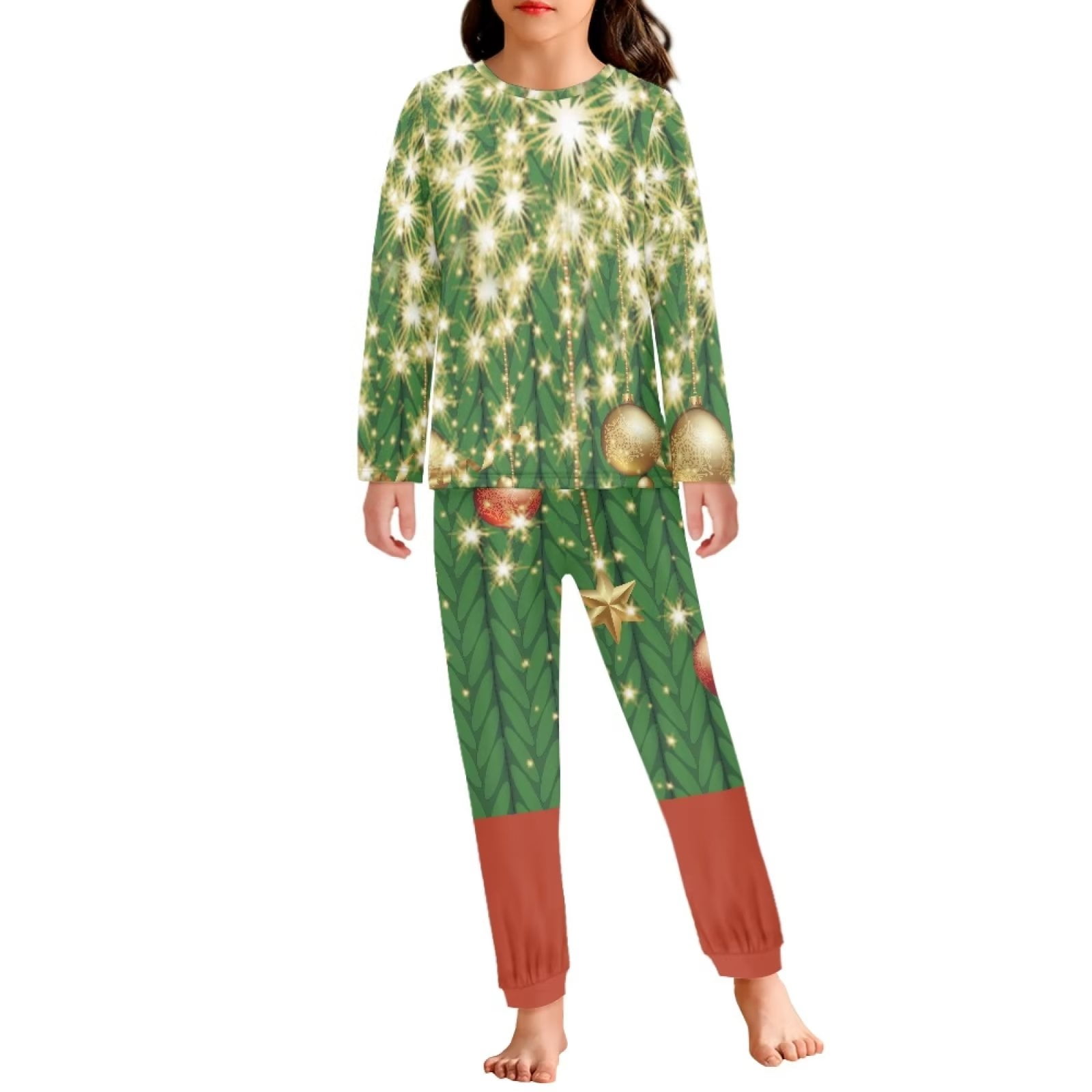 Pzuqiu Trendy Pajamas for Teen Girls Skin Friendly Pullover