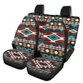thumbnail image 1 of Pzuqiu Tribal Aztec Car Seat Cover Auto Accessories Interior 4Pcs, Front Seat Protector Auto Seat Rear Split Bench Cover Universal Automotive Interior Protection Accessories, 1 of 7