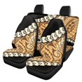 thumbnail image 1 of Pzuqiu Tropical Floral Print Car Seat Covers 3 Pieces, Car Seat Protector Set Polyester Interior Easy to Install for Trucks Sedans Most Sedans, 1 of 10