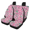 thumbnail image 1 of Pzuqiu Tropical Floral Washable Car Front & Rear Seat Covers, Easy to Install Lightweight Fit for most Cars, 1 of 10