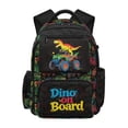 thumbnail image 1 of Pzuqiu Tropical Palm Leaf Backpack for Kids Book Bag Back to School Lightweight Portable School Bags Travel Daypack Schoolbag for Boys 17 Inch Waterproof Laptop Daypack, 1 of 7